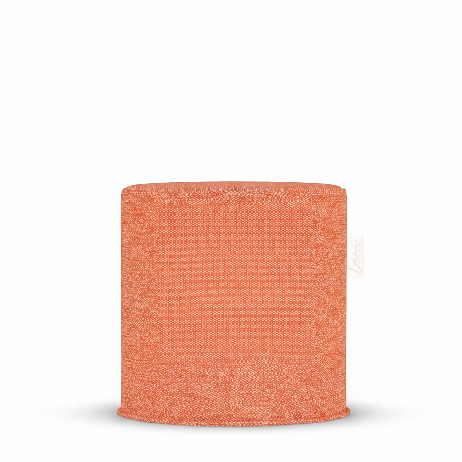Laui Lounge Original Outdoor Pouf Orange, ronde oranje poef van Ø44x46 cm