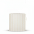 Laui Lounge Outdoor Pouf The Riviera Merinque Ø44x46 cm met streepdessin in gebroken wit
