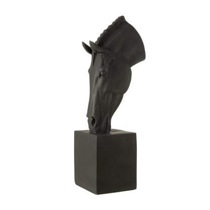 Paard Op Voet Zwart Large J-Line