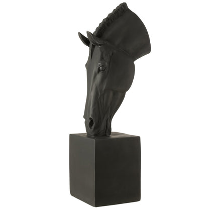 Paard Op Voet Zwart Large J-Line