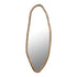 Paislie Brass Organic Shaped Mirror Oval 56x3x150cm PTMD - Spiegel - PTMD - livinglovely.nl
