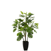 Philodendron In Pot Plastiek Groen Large - Kunstplant - J-Line - livinglovely.nl