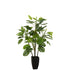 Philodendron In Pot Plastiek Groen Large - Kunstplant - J-Line - livinglovely.nl