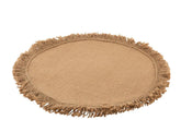 Placemat Jute Natural - Placemat - J-Line - livinglovely.nl
