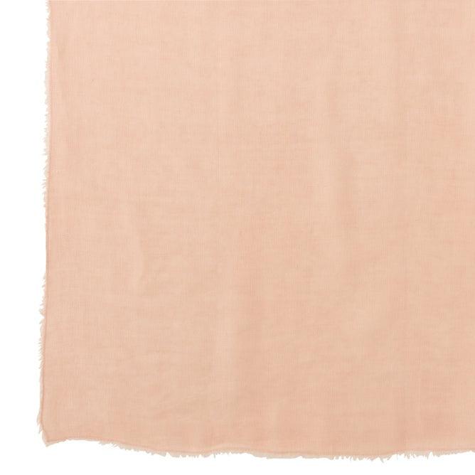 Plaid Effen Katoen/Linnen Roze 200cmx150cm - Poef - J-Line - livinglovely.nl