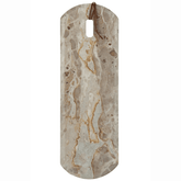 Plank Rechthoek Marmer Beige Large - 60x20x2cm - Serveerplank - J-Line - livinglovely.nl