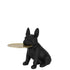 Plateau Bulldog Poly Zwart/Goud Small - Beeld - J-Line - livinglovely.nl