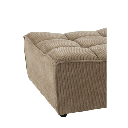 Poef Modulaire Sofa Donker Taupe J-Line