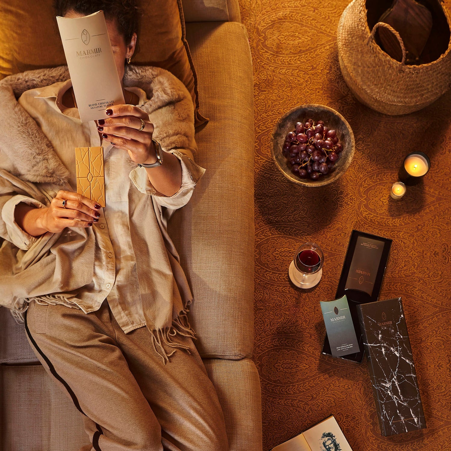 Premium Giftbox 3 Salt Collection Bars - Marmir Chocolate - Chocolade - Marmir Chocolate - livinglovely.nl