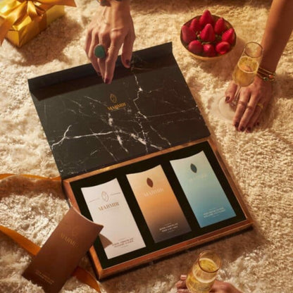 Premium Giftbox 3 Salt Collection Bars - Marmir Chocolate - Chocolade - Marmir Chocolate - livinglovely.nl