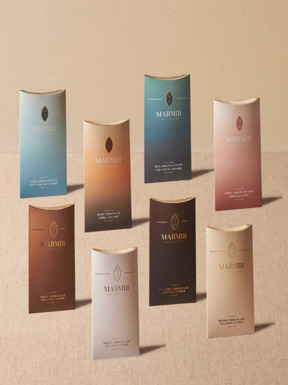 Premium Giftbox 3 Salt Collection Bars - Marmir Chocolate - Chocolade - Marmir Chocolate - livinglovely.nl