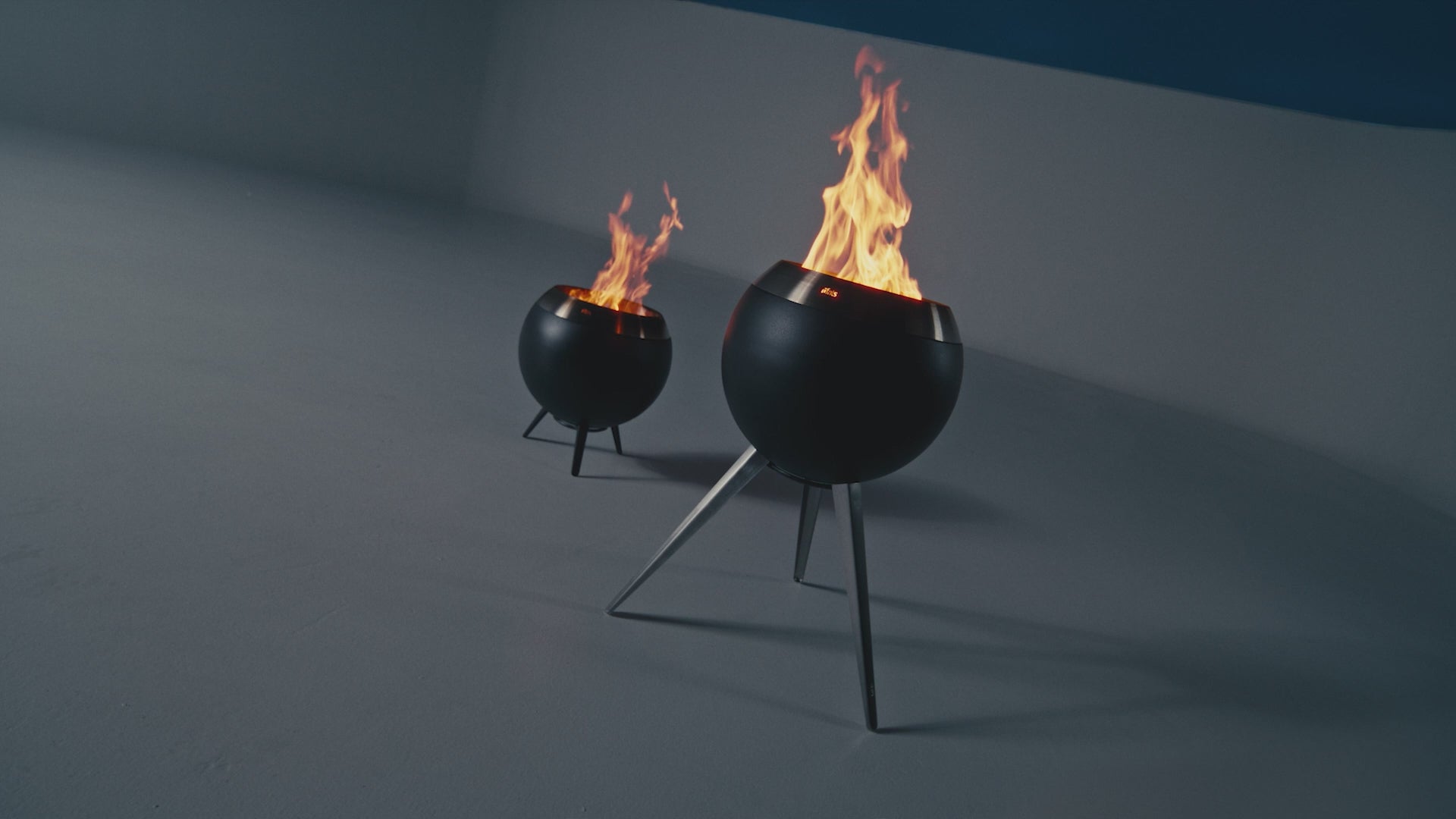 MOON 45 Vuurkorf Hoog Zilver Höfats