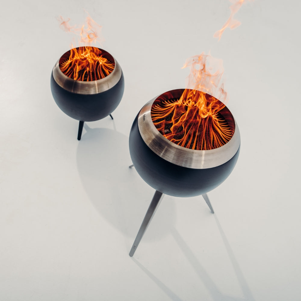 MOON 45 Vuurkorf Laag Zilver Höfats