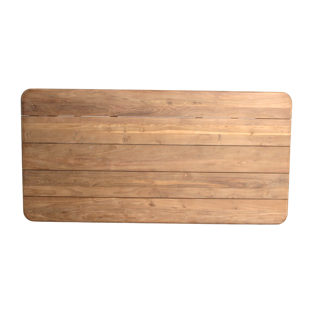 Primavera Teakhouten Bartafel 160cm van Raw Materials, bartafel op een terras in de buitenlucht