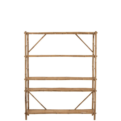 Rek 5 Planken Bamboe Naturel