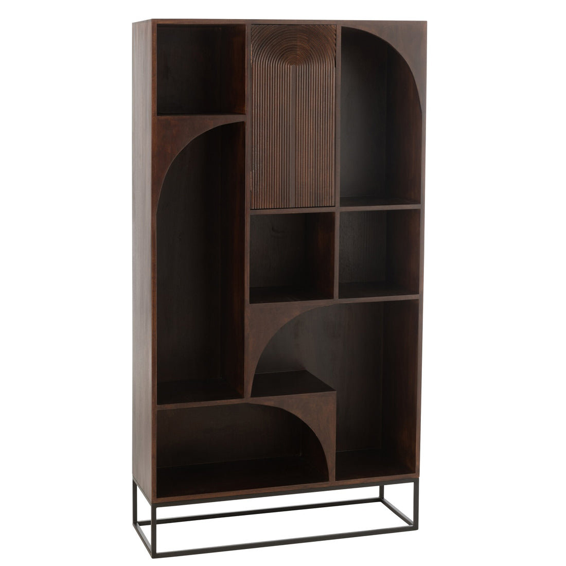 Regal Mode Mango Holz/MDF Braun