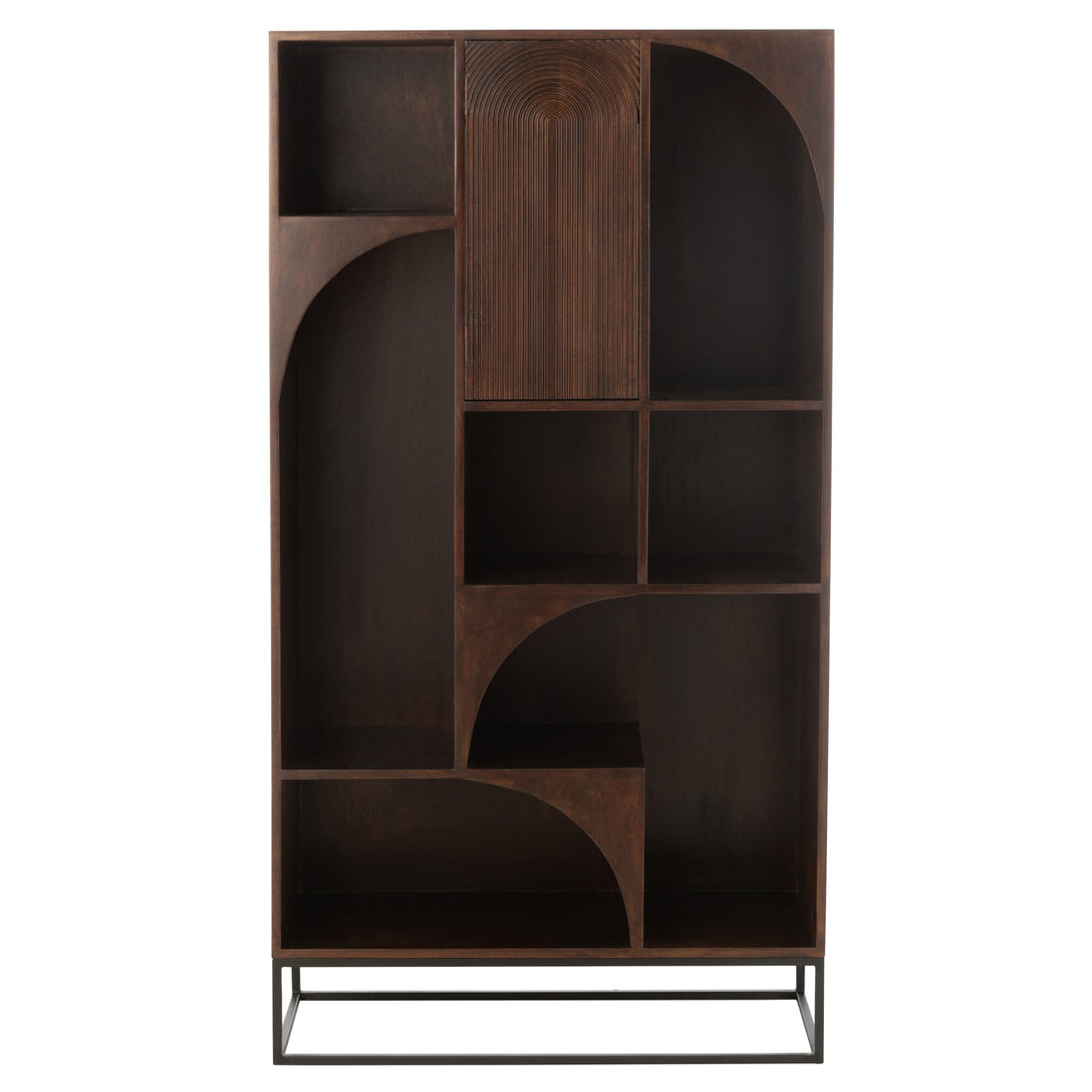 Regal Mode Mango Holz/MDF Braun