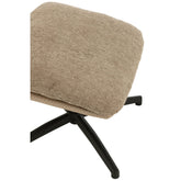 Relax Zetel + Voetbank Metaal/Multiplex Donkergrijs/Zwart J-Line
