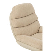 Relax Zetel + Voetbank Metaal/Multiplex Grijs/Zwart J-Line
