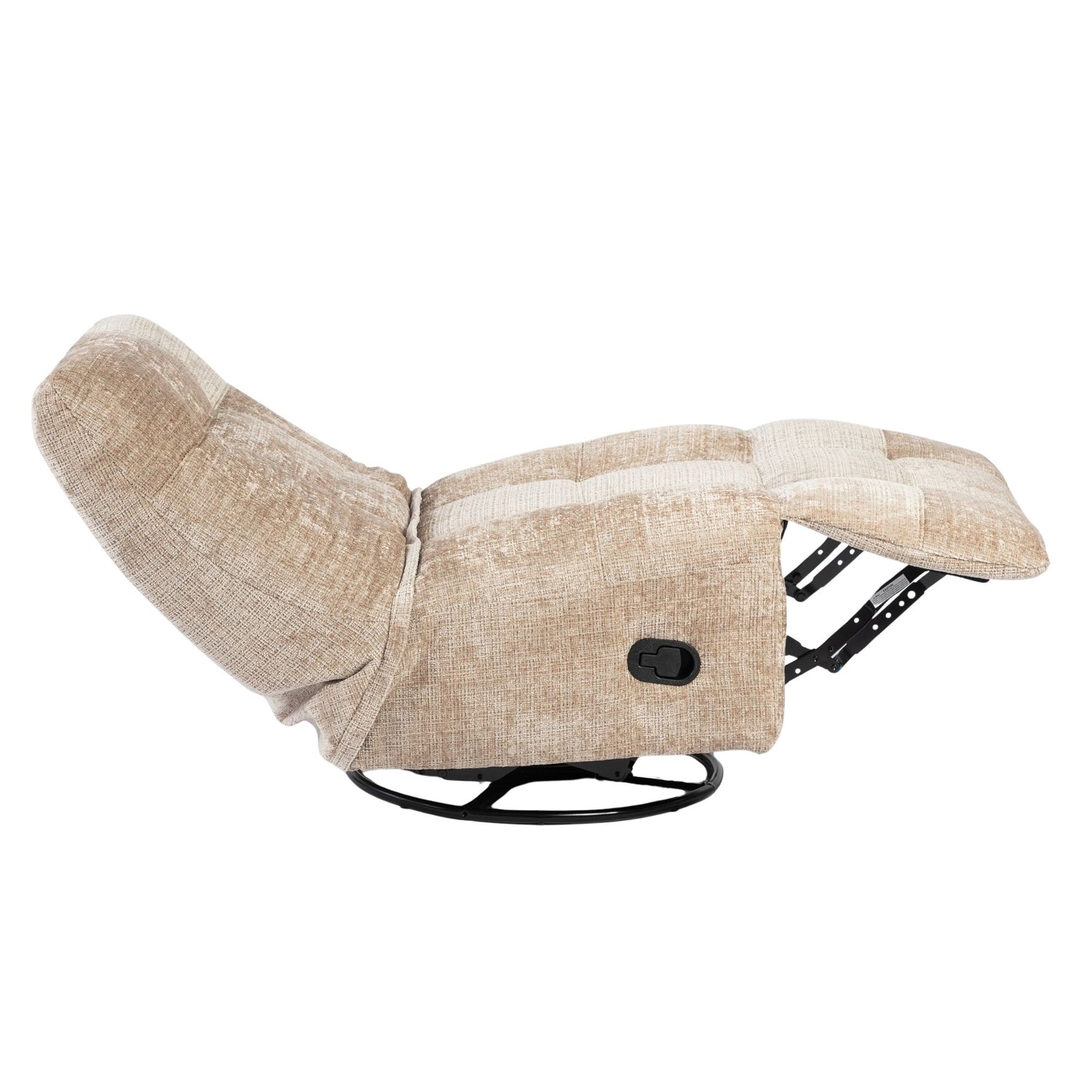 Relaxfauteuil Chill Beige van Starfurn, comfortabele zitting met zitdiepte van 59 cm