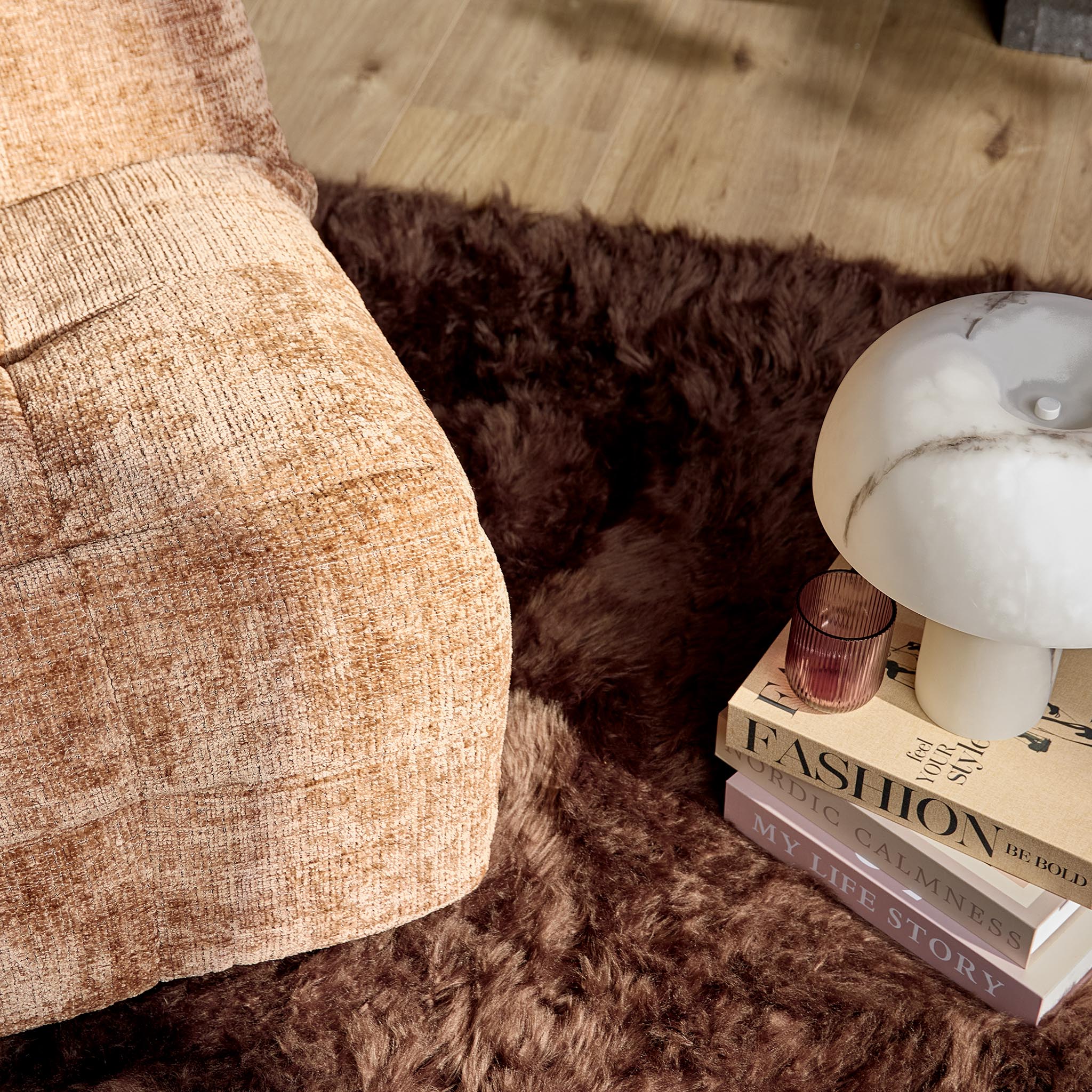Relaxfauteuil Chill Cinnamon van Starfurn, comfortabele relaxfauteuil met draaifunctie