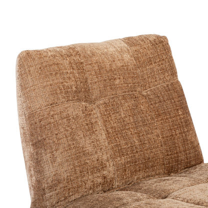 Relaxfauteuil Chill Cinnamon van Starfurn, draaibare relaxfauteuil bekleed met stof Cremona 18