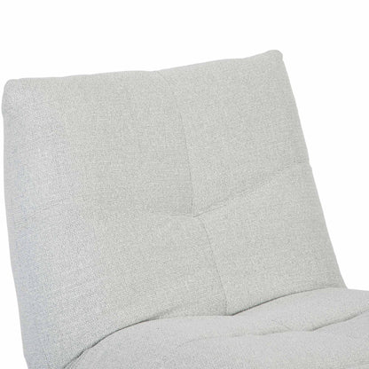 Relaxfauteuil Lazy van Starfurn met detail van de armleuning en de zijnaad