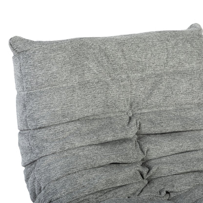 Relaxfauteuil Zen van Starfurn in grijs met de voetsteun omhoog in relaxstand
