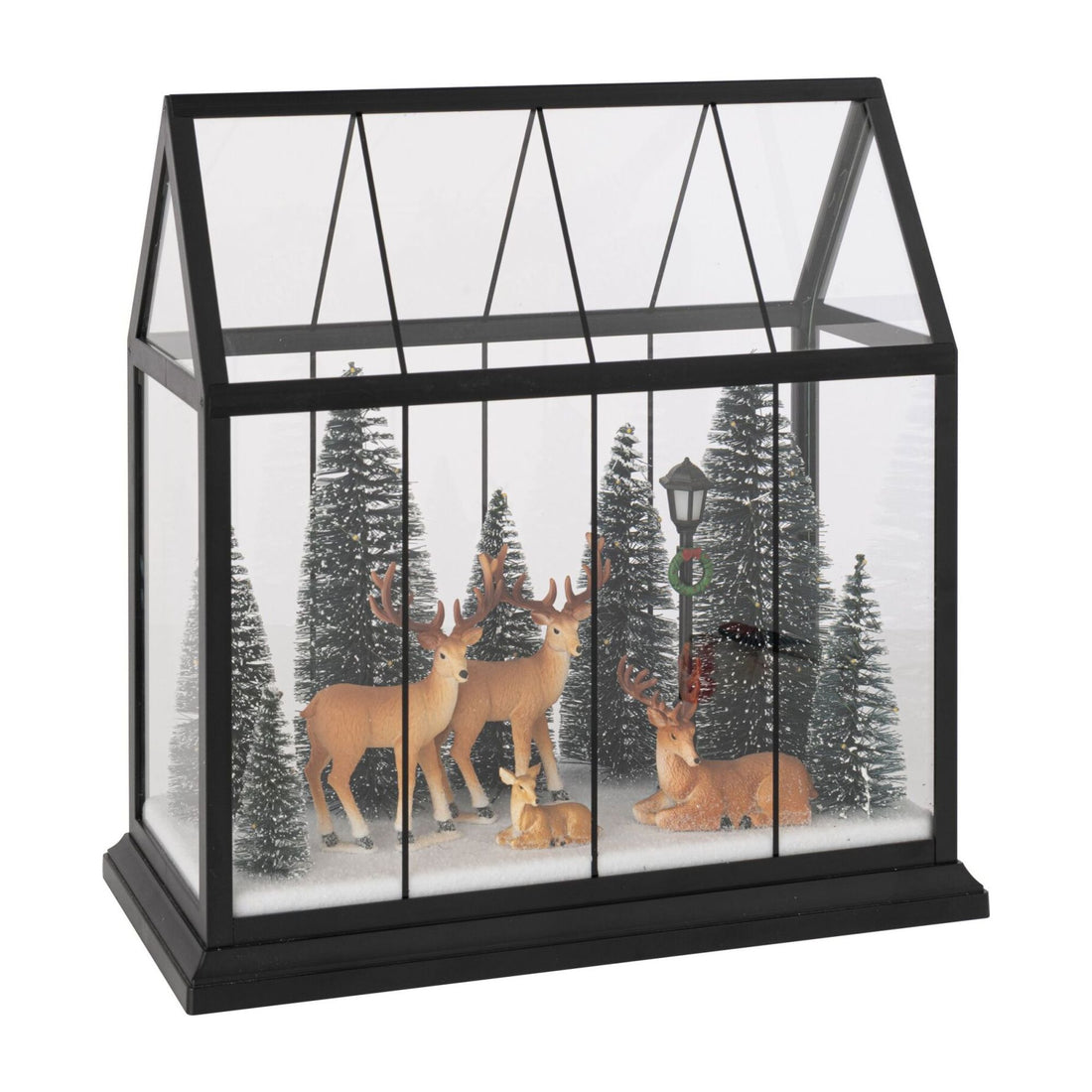 Rendier Led met Bomen Glas Multicolor Large J-Line