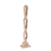 Rhyce Natural mango wood statue open figure L PTMD - Beeld - PTMD - livinglovely.nl