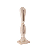 Rhyce Natural mango wood statue open figure S PTMD - Beeld - PTMD - livinglovely.nl