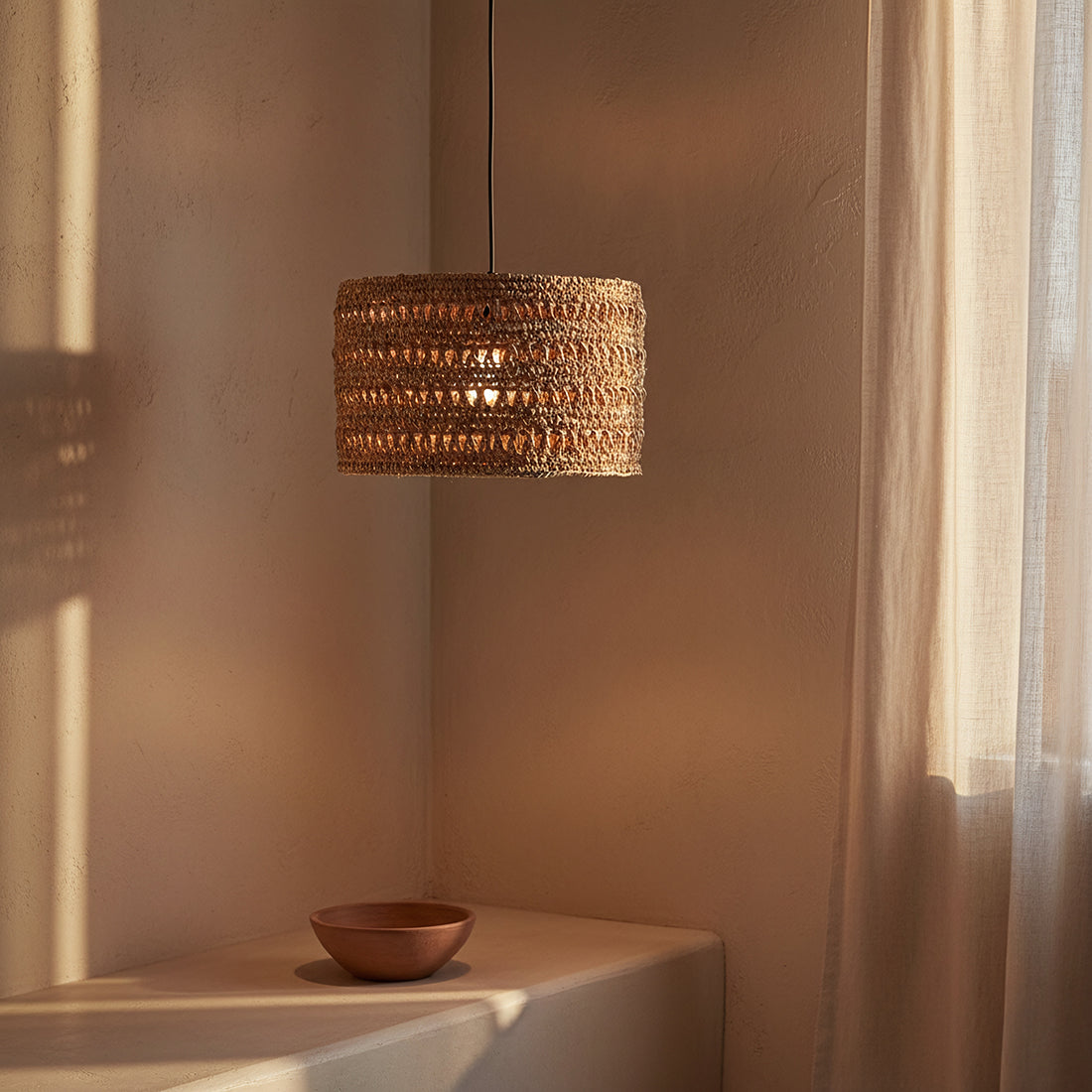 Herba lamp naturel medium Ø40cm Raw materials