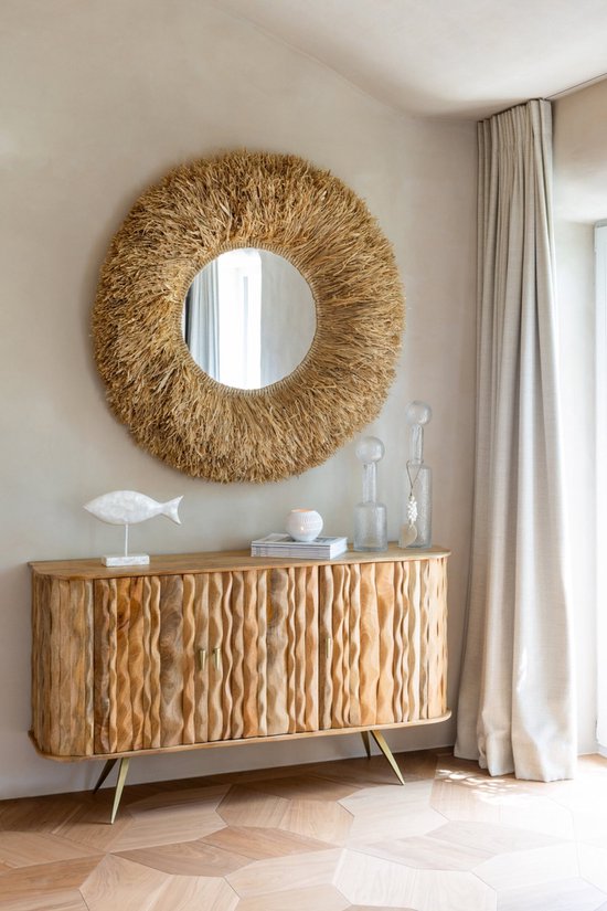Buffetkast Curve Hout Naturel J-Line