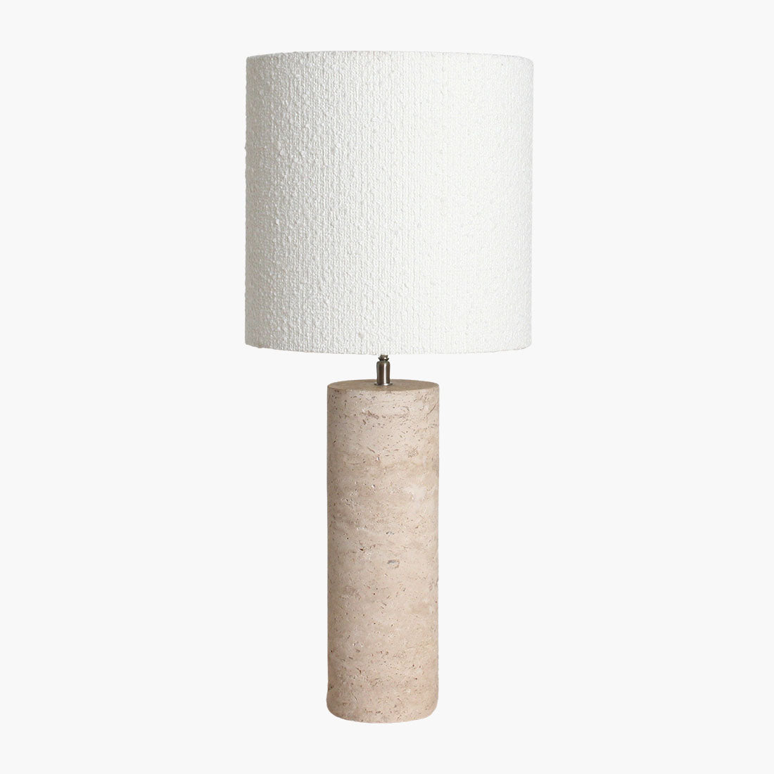 Lampvoet Travertine Rond Raw Materials