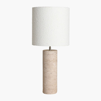 Lampvoet Travertine Rond Raw Materials