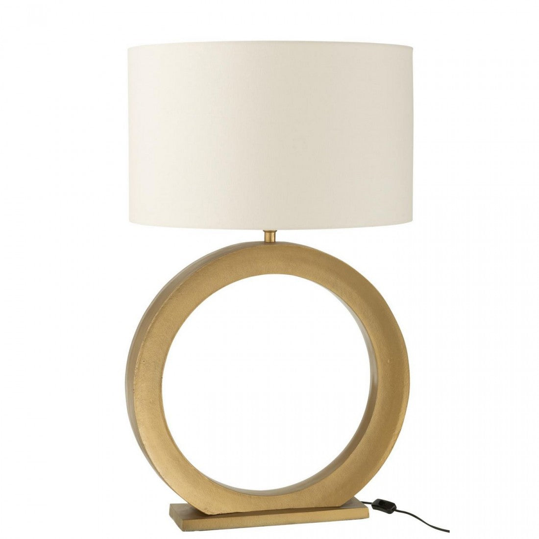 Tafellamp Lamp Rond Aluminium Goudkleurig J-Line