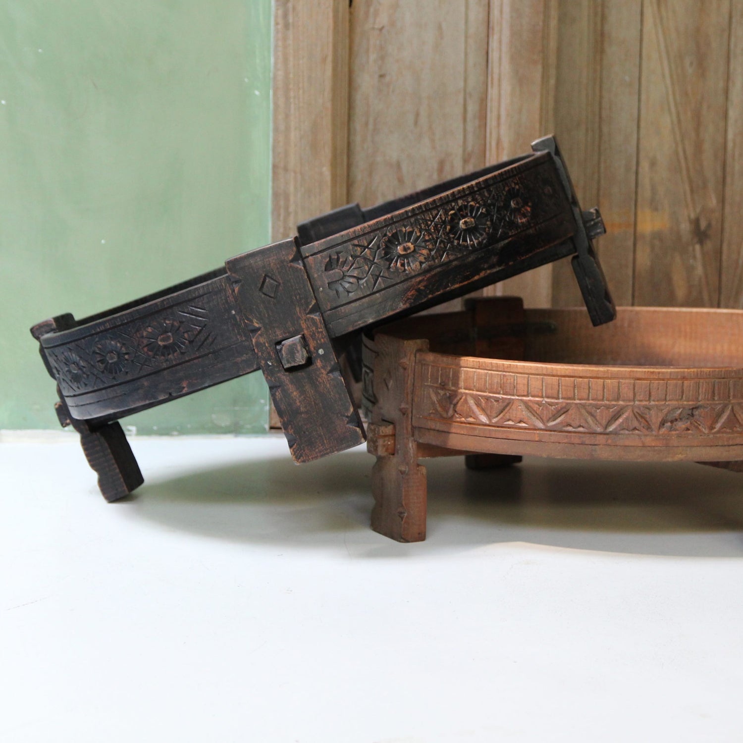 Bijzettafel Grinder Zwart Raw Materials