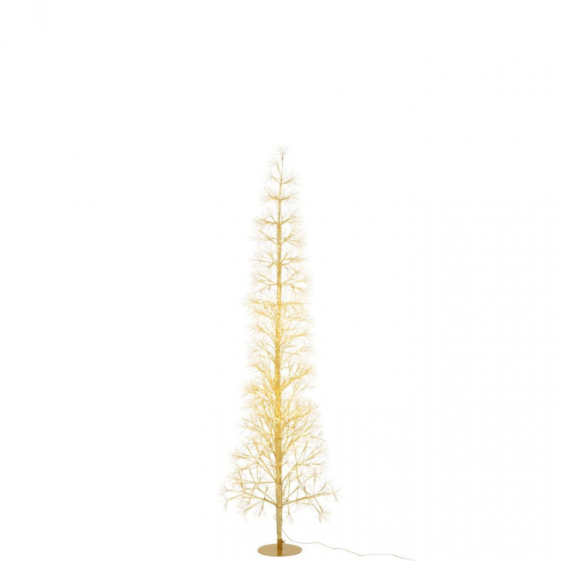 Boom Led Warm Witte Lichten Ijzer Goudkleurig Large H180cm j-Line