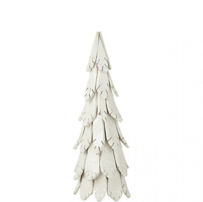 Kerstboom Stukken Hout Wit Medium 80cm J-Line
