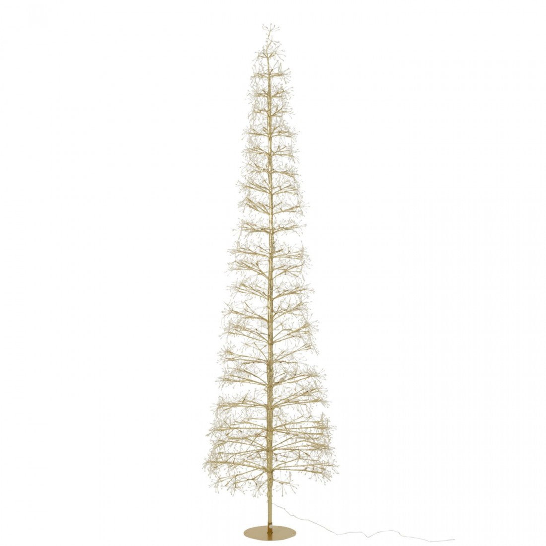 Boom Led Warm Witte Lichten Ijzer Goudkleurig Extra Large H240cm J-Line