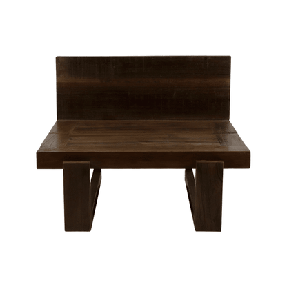 ANDALUCIA - Stoel - teruggewonnen hout - L 80 x W 70 x H 60 cm - Naturel Pomax