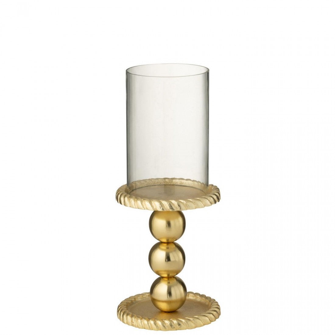 Kaarshouder Aluminium Goudkleurig Small J-Line