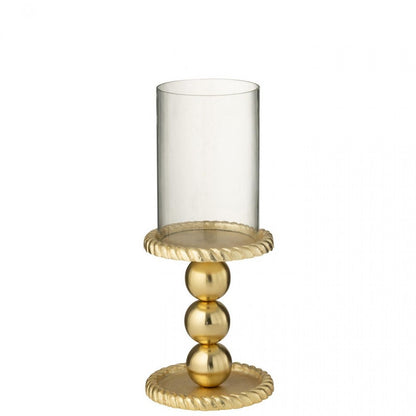 Kaarshouder Aluminium Goudkleurig Small J-Line