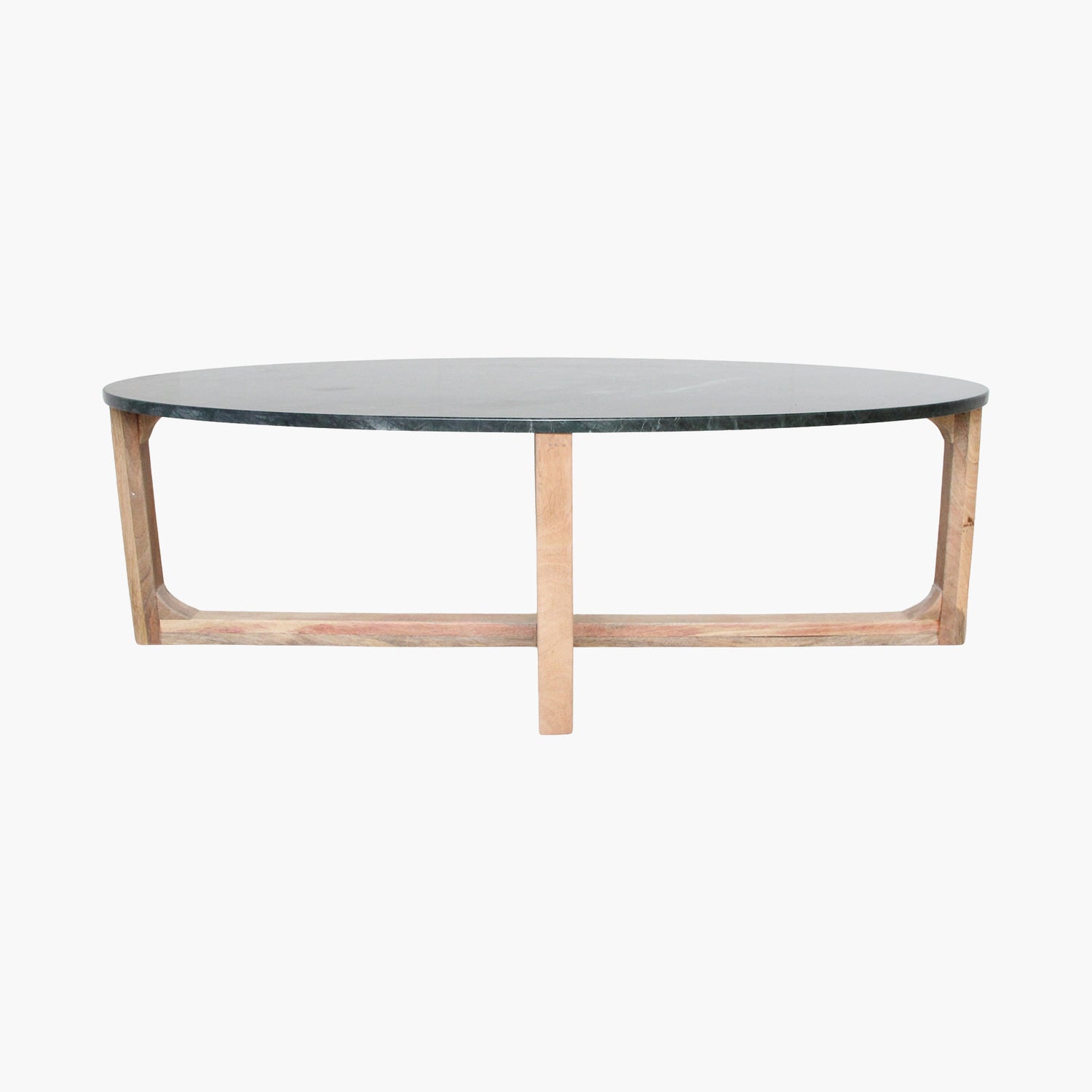 Salontafel Marmer Ovaal Groen Raw Materials