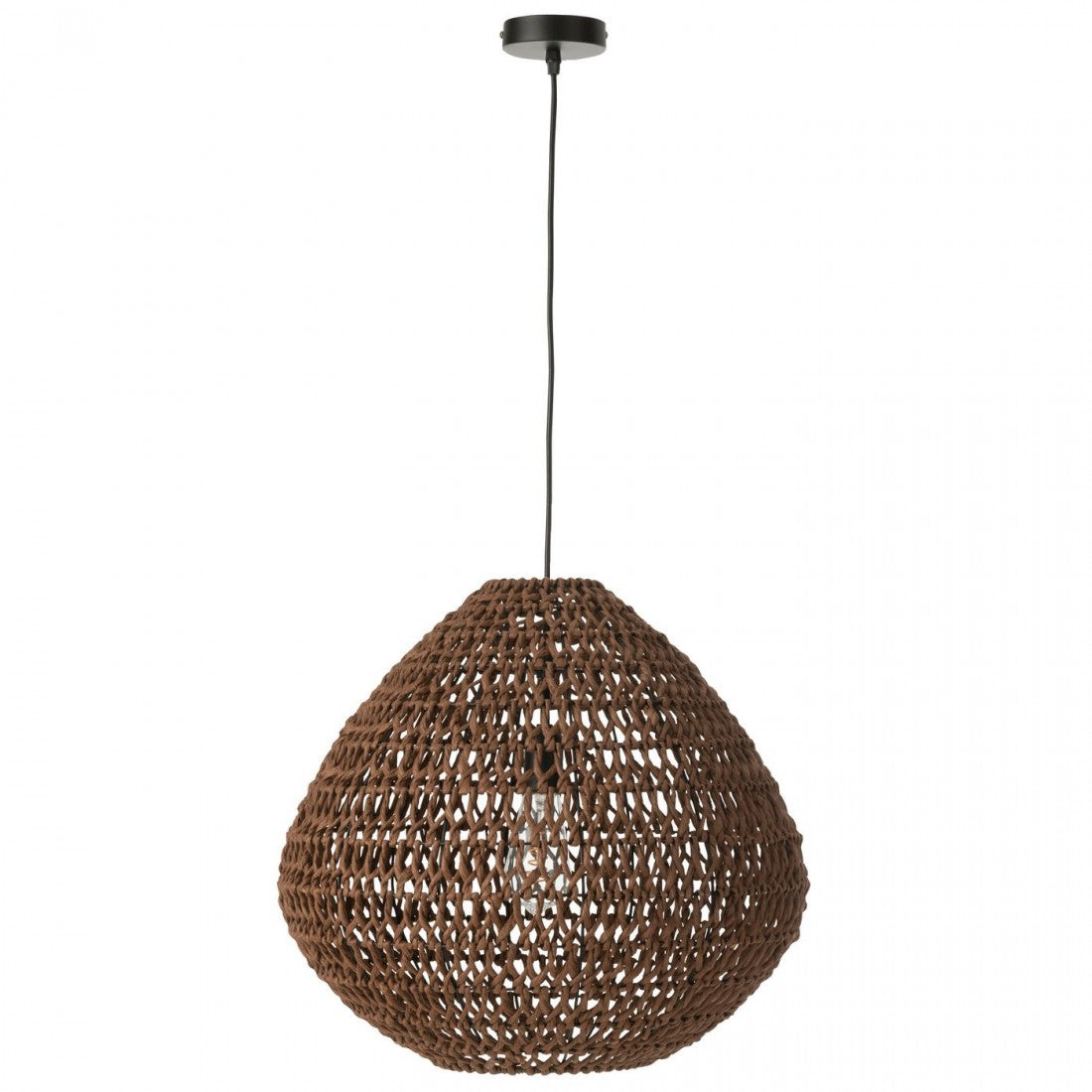 Hanglamp Metaal Getwist Donker Naturel J-Jline