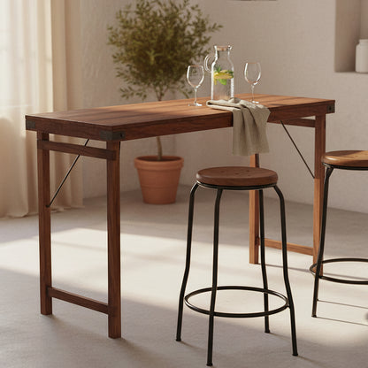 Markt Bartafel Bruin Opklapbaar Raw Materials