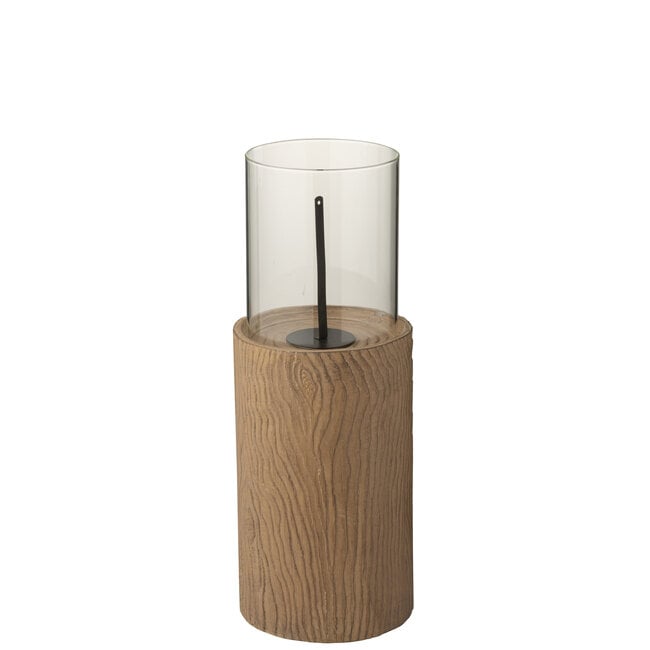 J-Line Vuurkorf Trunk Rond Magnesium Bruin Smal