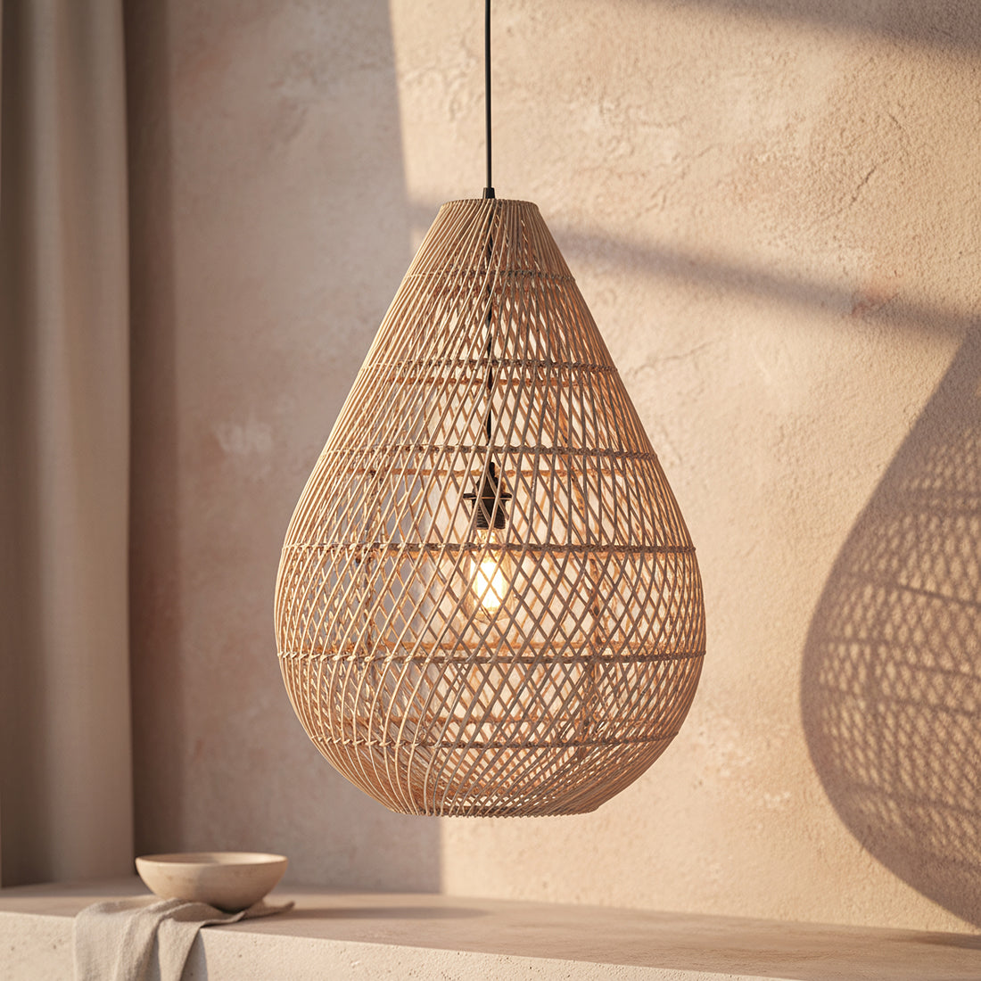 Maze Hanglamp Druppel Naturel Raw Materials