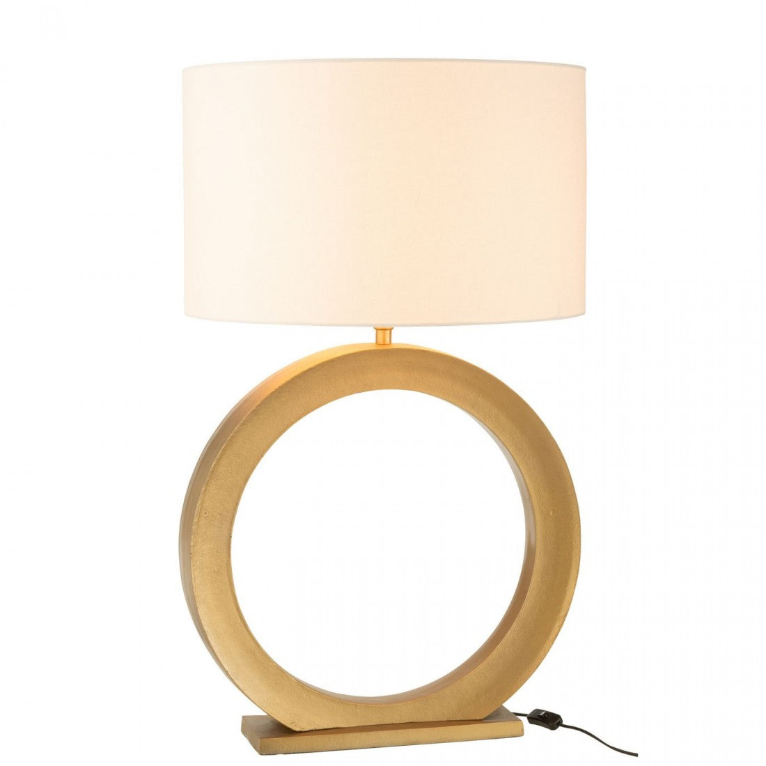 Tafellamp Lamp Rond Aluminium Goudkleurig J-Line