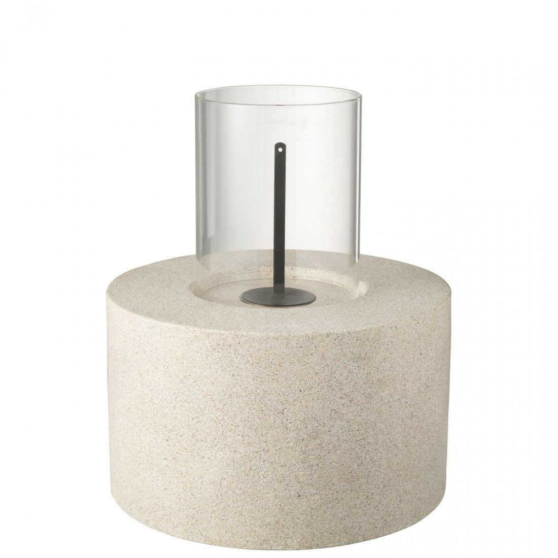 Tafelhaard Bio-Ethanol Rond Grijs Ø41x52cm J-Line
